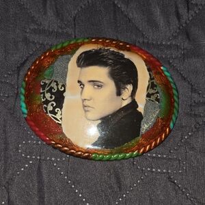 Vintage Elvis Belt Buckle